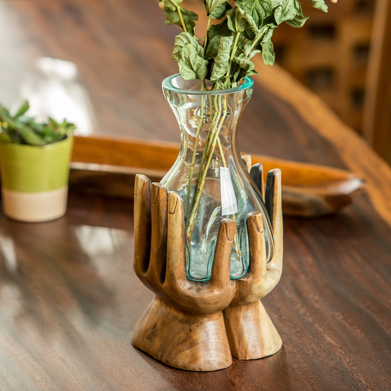 Vase en verre soufflé - Anjali H 12 po
