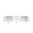 Modern warm white TV cabinet , for Living Room Bedroom