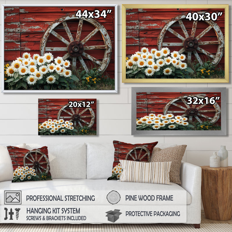 Craighead - Floral Wall Art, Do Not Apply, 12" H x 20" W, Wrapped Canvas