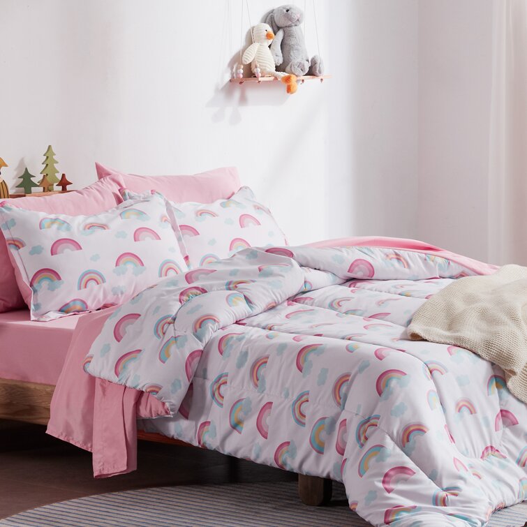 Celestial Princess Pink Ultra Soft Microfiber Comforter Set with