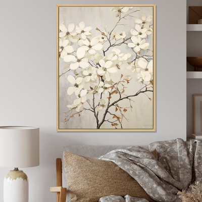 " White Dogwood Blossom Harmony "