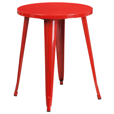 Table ronde intérieure / extérieure en métal 30 po Pelzer