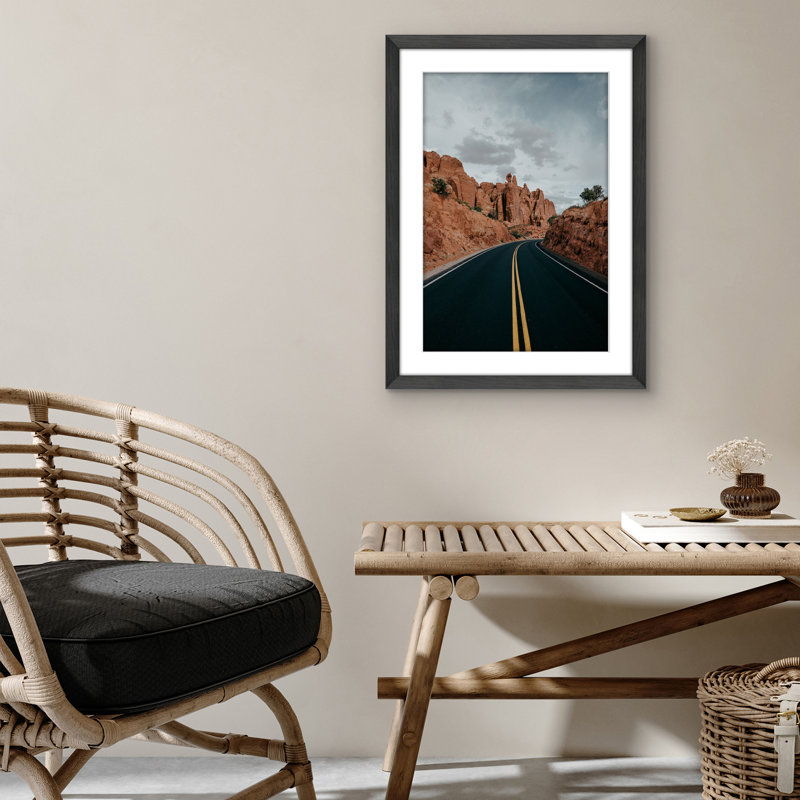 Cadre photo Americanflat - Cadre avec passe-partout - Moulure large - Verre résistant aux chocs, Noir, 20 po x 28 po