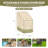 Aoodor Heavy Duty Patio Chair Cover for Stackable Dining Chairs/ Rocking Chair/ Outdoor Swivel-599805314