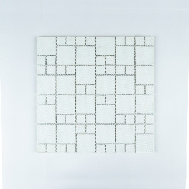 Carreau de mosaïque en verre piscine, Lac gelé