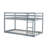 Solid Wooden Bunk Bed With Ladder, Crafted With Strengthened Slats-1684255491