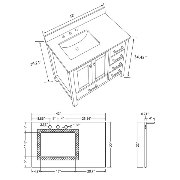 Dimensions du produit