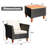 Antun Acacia 2 - Person Patio Conversation Set with Cushions-169953191