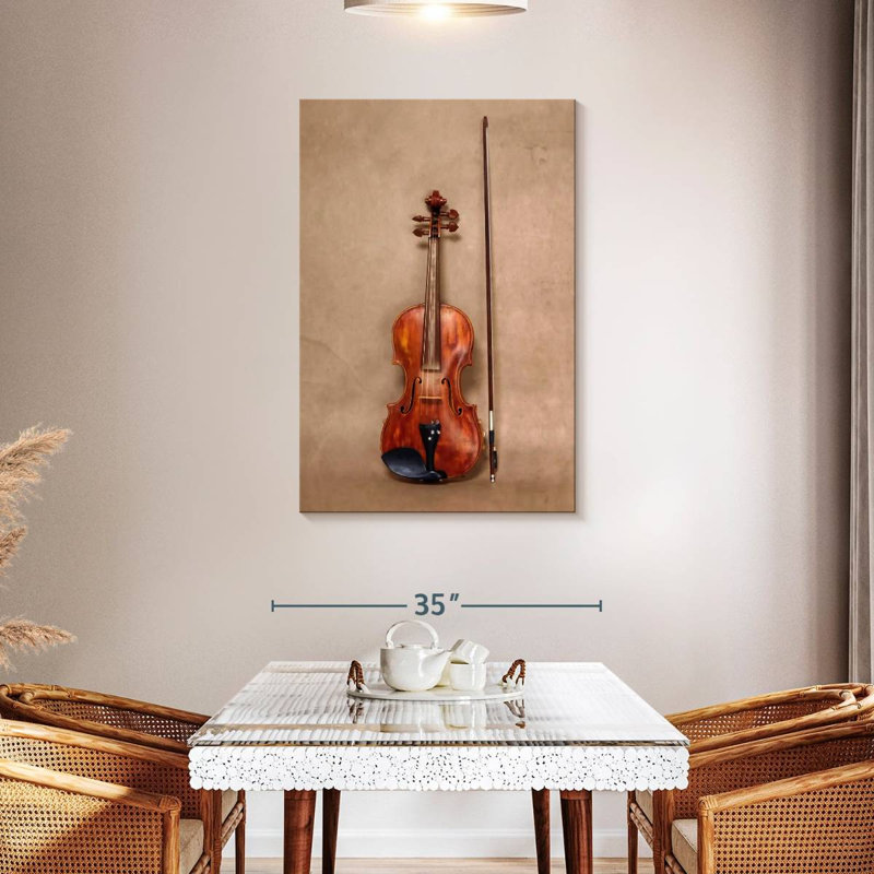 Classical Violin Set, 45" H x 30" W