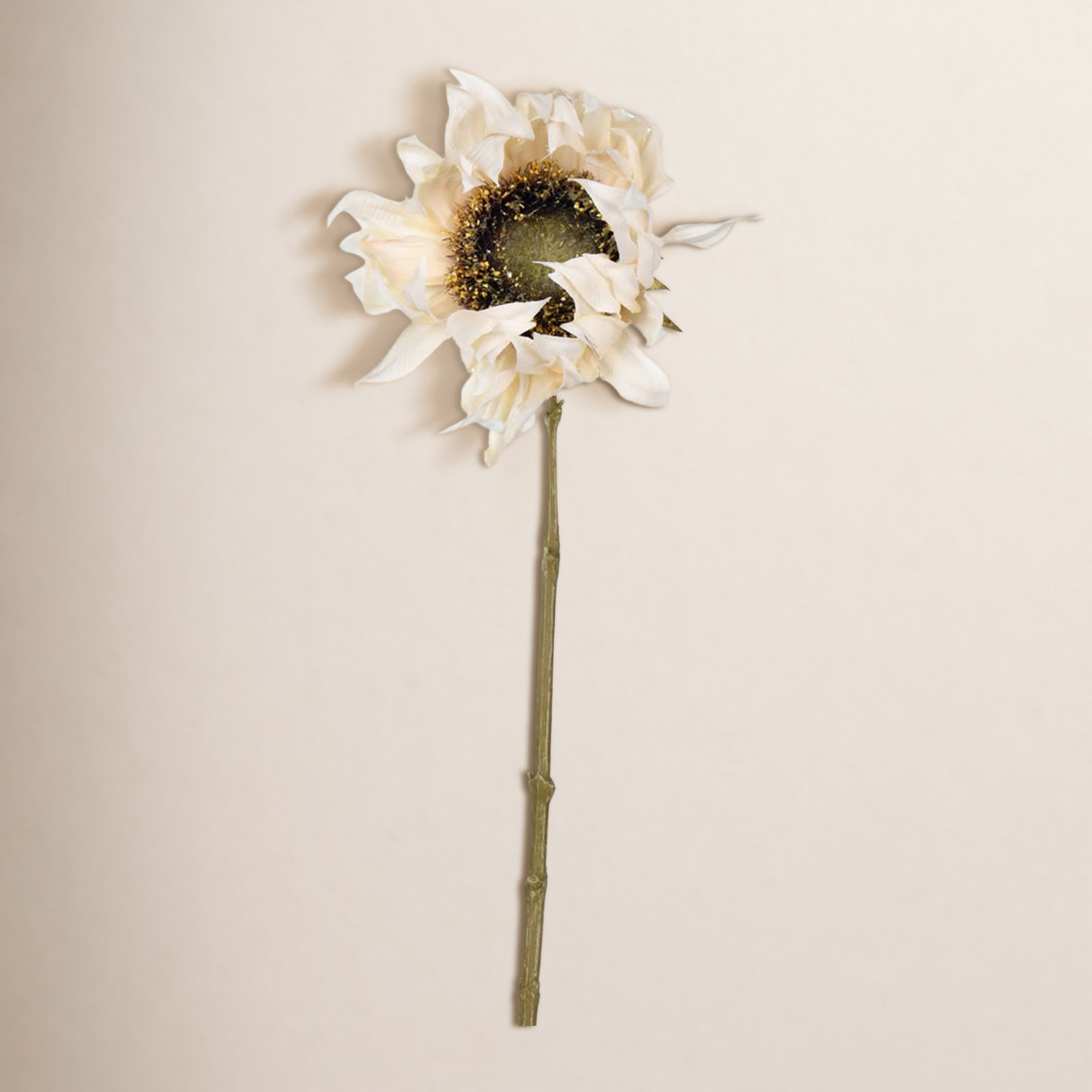 Sunflower Floral Stems, Ivory