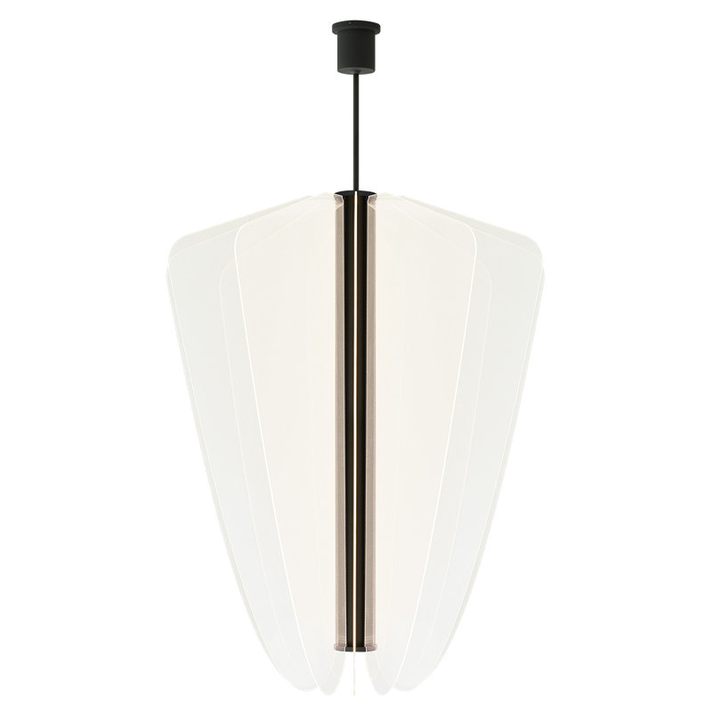 Nyra 42 Chandelier, Nightshade Black