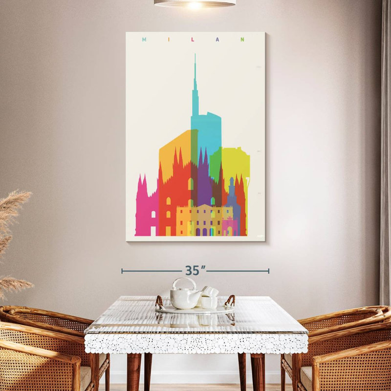 Nicci Vibrant Milan, 51" H x 34" W