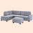 104'' Velvet Sofa-985236184