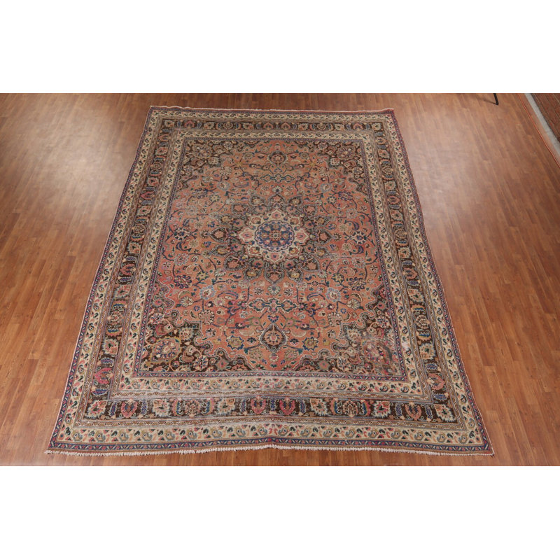 Tapis traditionnel en laine vieillie 10 x 13