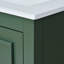 24" Bathroom Storage Vanity With Ceramic Sink, And Versatile Cabinet & Silver Handles Modern Smooth Surface Treatment