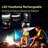LED Headlamp Flashlight Inductive Switch