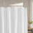 Super Waffle Textured Solid Shower Curtain