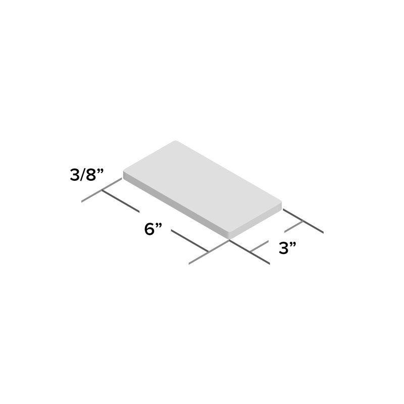 Antic Special 3" x 6" Ceramic Vintage Subway Tile, Special Pergamon
