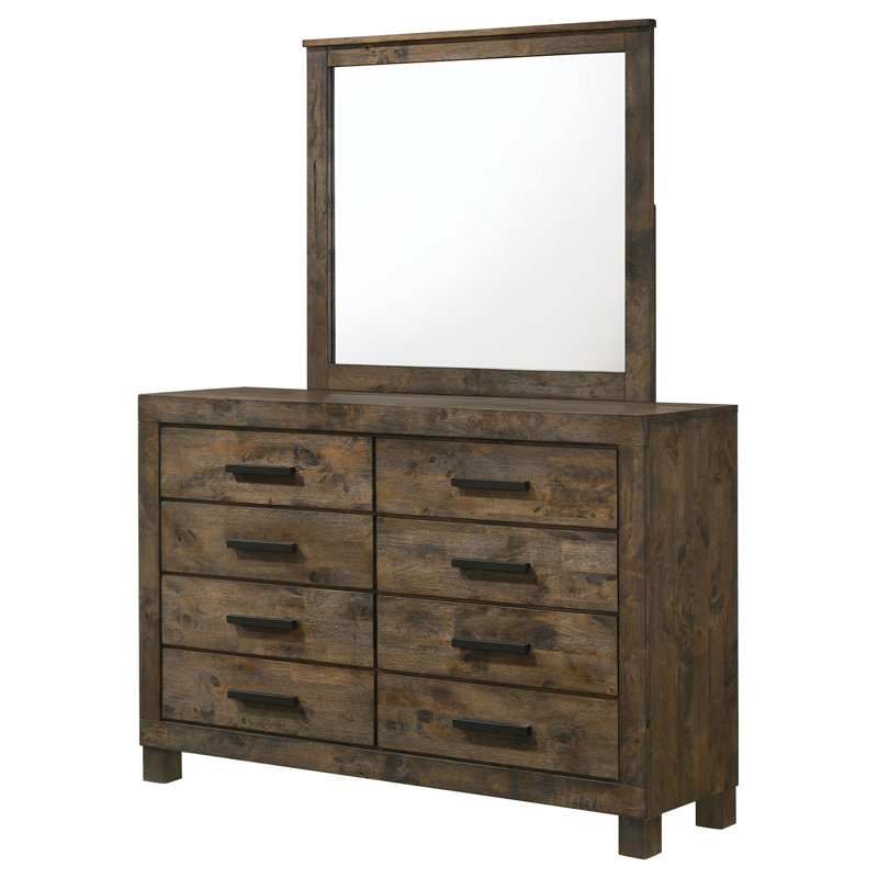 Commode 8 tiroirs avec miroir