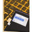 Tapis intérieur / extérieur en polyester / chenille tissé à la machine Edy noir / jaune-834299965
