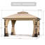 Louvre Steel Double Roof Soft Top Gazebo With LED Lighting And Bluetooth Speaker,Netting And Pravicy Curtains-1762043987-1762043996