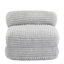 Fauteuil à billes d'intérieur pliable, gris clair