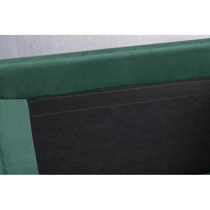 Causeuse, vert, Vert, Brun