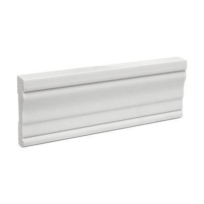 Moulure de moulage en polystyrène recyclé long de 2 1/4 po x 5/8 po x 6 po Wm 376