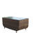 Outdoor Coffee Table With Tempered Glass