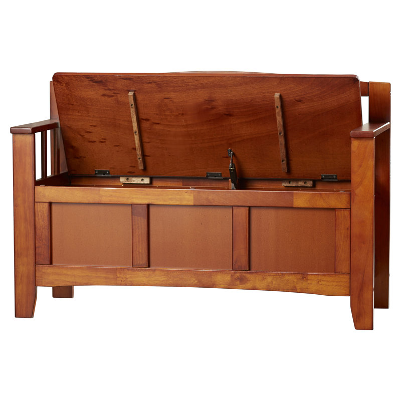 Banc de rangement Chesterhill, Noyer