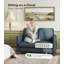 Oliff 2 Seater Teddy Loveseat-2050906426