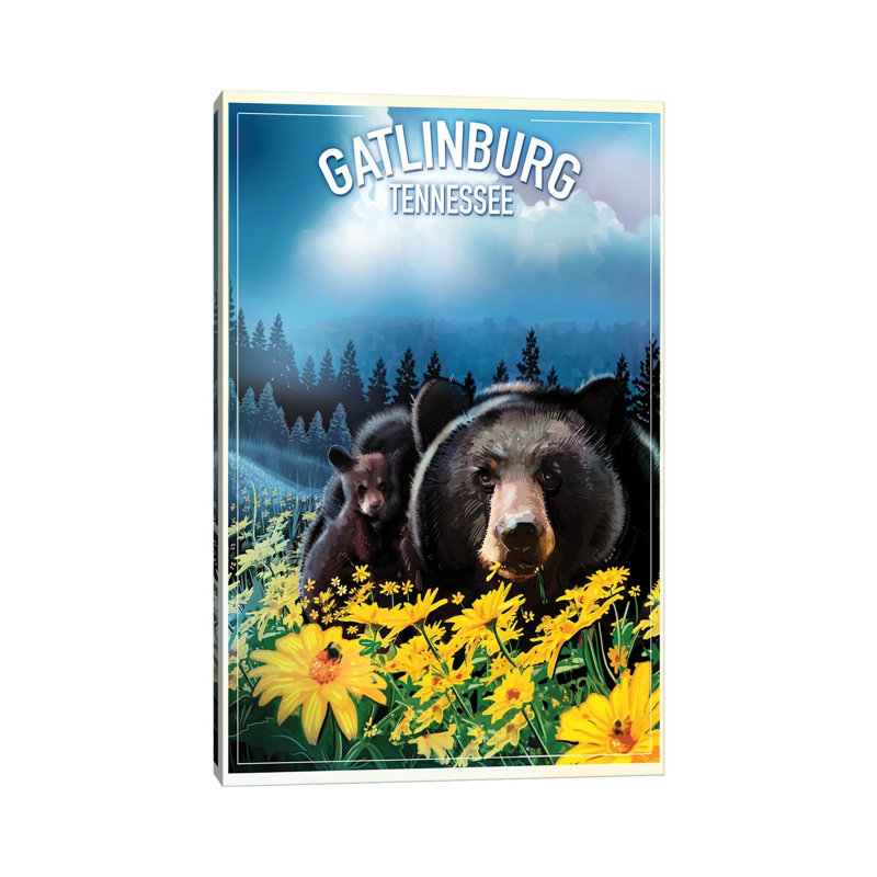 Gatlinburg, Tennessee 1 Piece Wrapped Canvas Wall Art, 30.48 cm H x 45.72 cm W