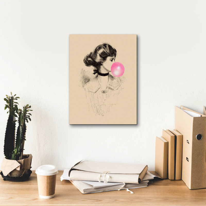 «Epic Graffiti», victorian mesdames misbehaving 1 »par Alicia Longley, art mural sur toile, 12 po x 16 po, H 16 po x l 12 po