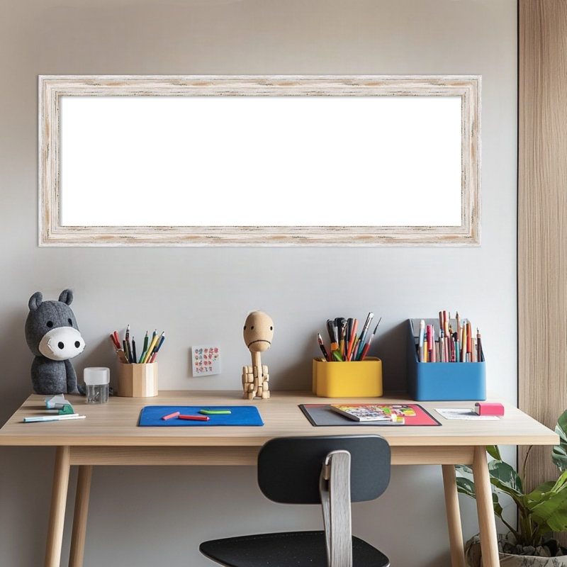 Organisateur de tableau magnétique blanc Alexandrie Alexandria, H 15 po x l 39 po