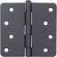 Charnières de porte de 4 po, coin de rayon de 1/4 po-64641421