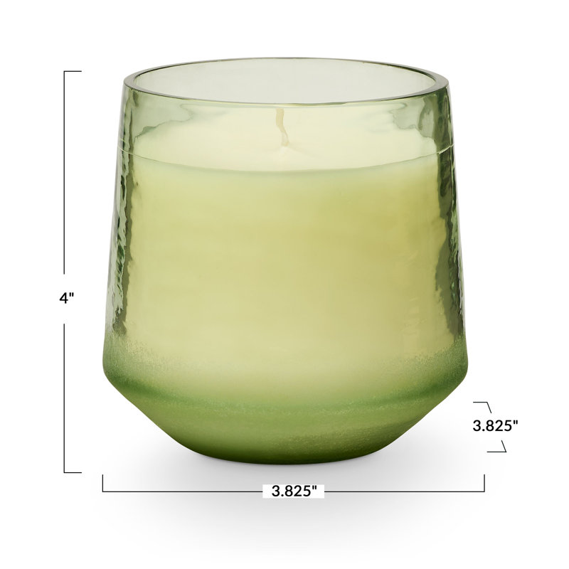 Beautifully Done Hinoki Sage Candle, Baltic Glass