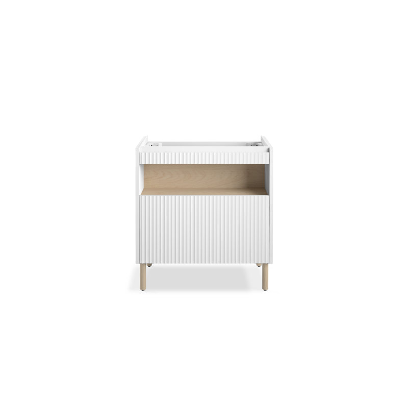 Spacity 28-3/4 In. Wall-Hung Bathroom Vanity Cabinet, White