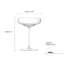 Milan 1100ml Coupe Set