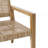 Outdoor Wicker And Acacia Wood Club Chairs, Set Of 2, Light Multibrown And Light Brown, 34'' H X 25'' W X 27.25'' D