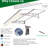 Door Window Awning - 59"X34" Solid Polycarbonate & Rust- Aluminum Heat Stable Installation Canopy Protected Heavy Snow Load Capacity
