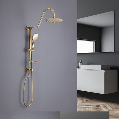 Rainlex Rain Shower System Multi-function Hand Shower with  Slide Bar