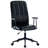 2 Of Office Chair In Antique Black Pu Leather, With Armrest And High , 360 Degree Swivel, Up - Down Adjustable Gaslift, Powder Coated Frame, Five Star Base, Wheels, Soft Foam Seating For Quality-1762361697-1762361699