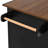 55.5" Farmhouse Kitchen Island with Drop Leaf-394169472