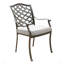 Ensemble repas d'extérieur en aluminium avec coussin-111332975
