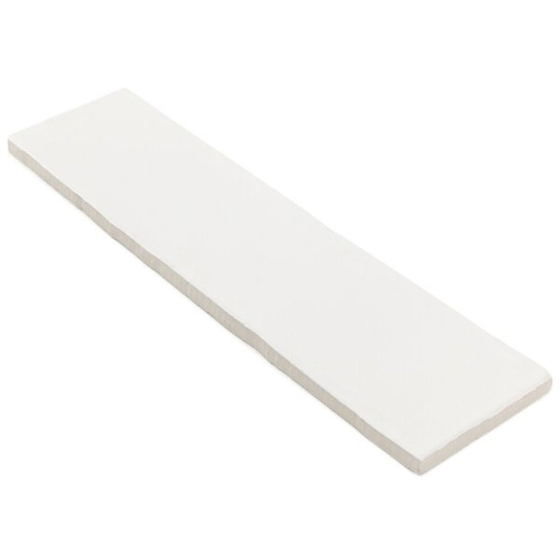 Bayou 3X12 Matte Ceramic Wall Tile, Pure White