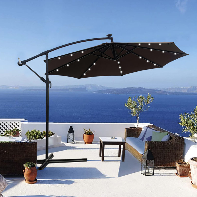 Parasol d'extérieur 10 pi, Chocolat