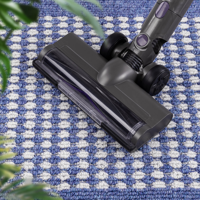 Machine Washable Non-Slip Kitchen Mat, Blue