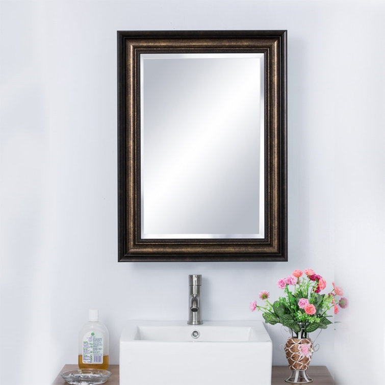 Surface Mount Framed Medicine Cabinet with 3 Adjustable Shelves