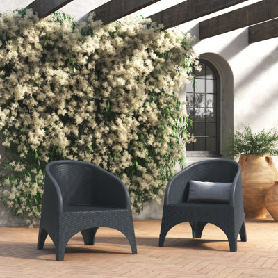 Tomosuke Wicker Outdoor Lounge Chair