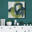 Verdigris Motion III - Toile encadrée de qualité supérieure - prête à être accrochée-756818660-756873251